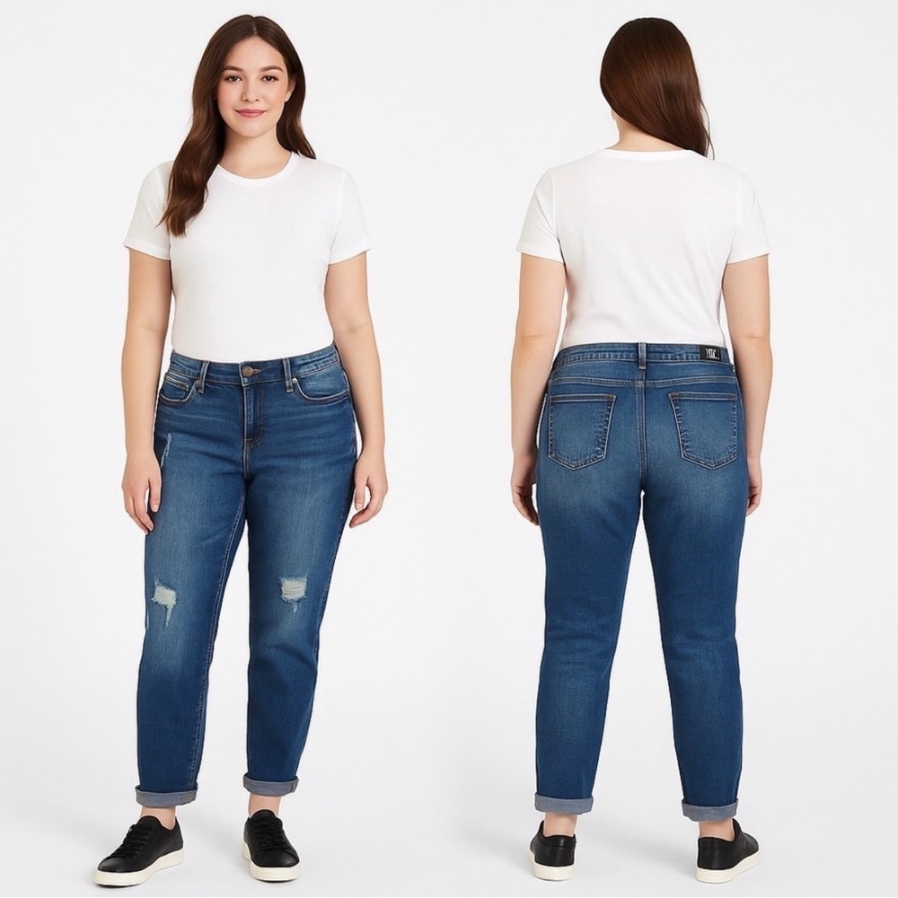🔥KUT FROM THE KLOTH Catherine Boyfriend Jeans Size 16 | High-Rise | Distressed💥 - Picture 12 of 12